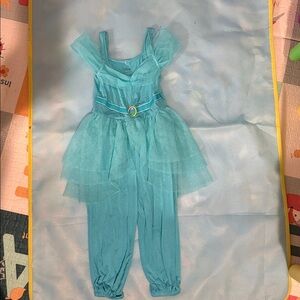 Blue Princess Jasmine Jumpsuit Costume